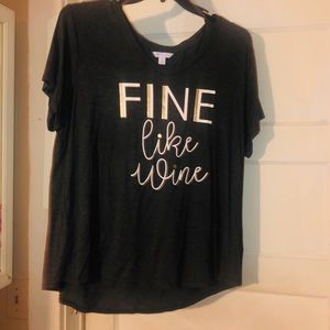 Boutique Fine Like wine T-shirt